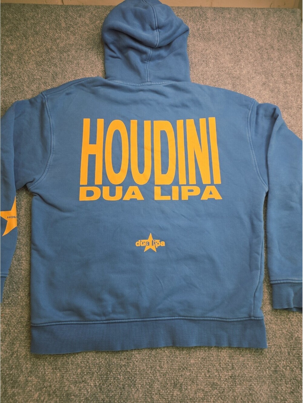 Zara x Dua Lipa Houdini Blue Hoodie Medium